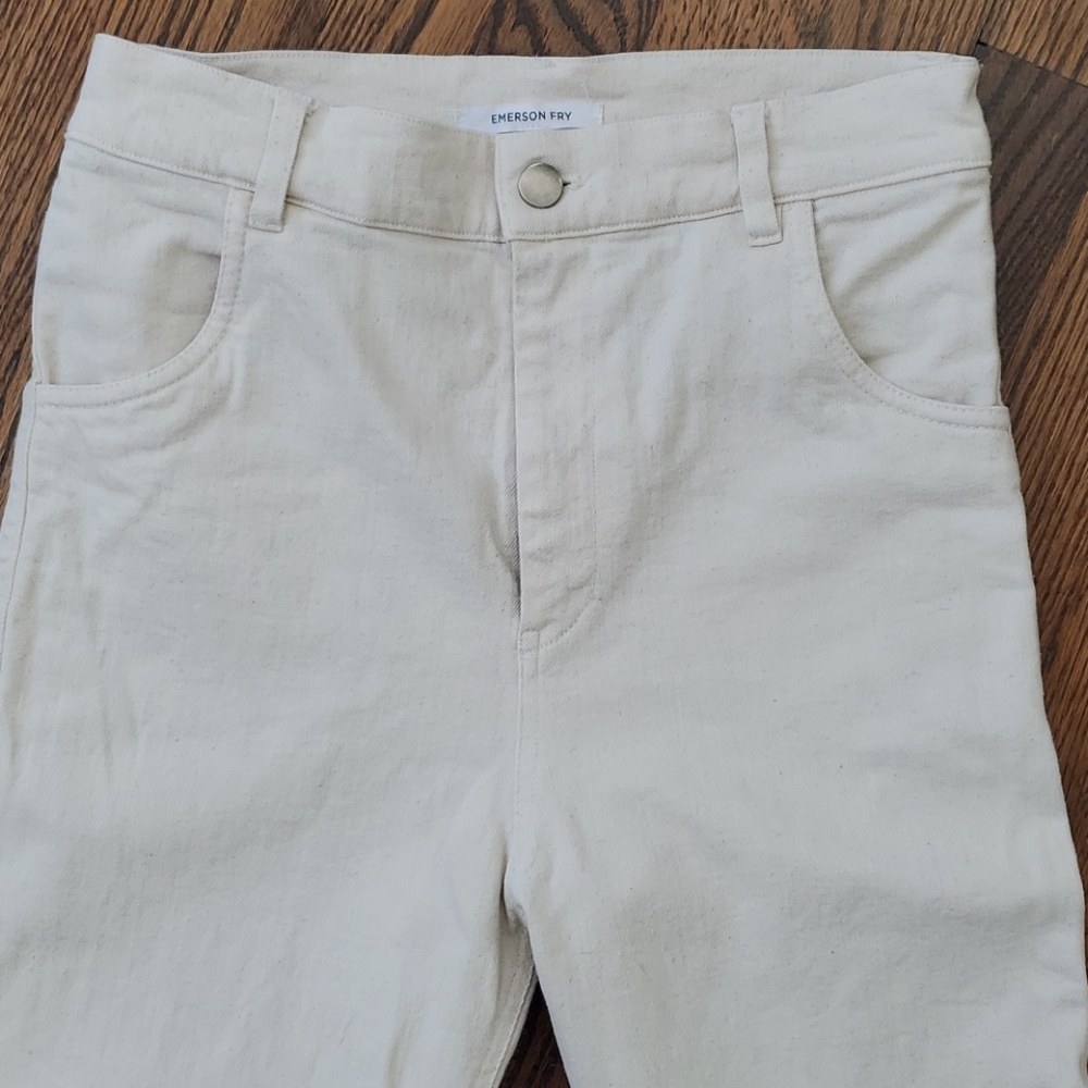 Emerson Fry Ivory Magic Pants High-Rise 6